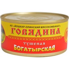 Говядина тушеная Богатырская Йошкар-Олинский МК 325г в магазинах Магнит