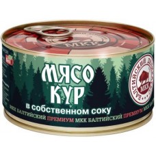 Мясо курицы Балтийский деликатес в собственном соку 325г в магазинах Магнит