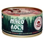 Мясо лося Балтийский деликатес тушеное 325г