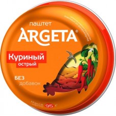 Паштет Argeta куриный острый 95г в магазинах Магнит