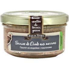 Паштет Jean De Veyrac индейка с каштанами 130г в магазинах Магнит