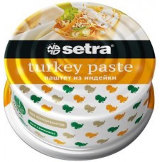 Паштет Setra Из индейки 100г в магазинах Магнит