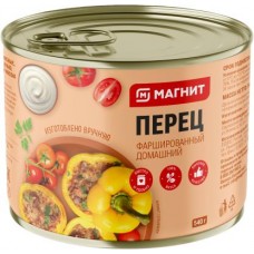 Перец Магнит фаршированный мясом и рисом 525г в магазинах Магнит