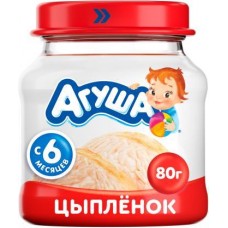 Пюре Агуша Цыпленок 80г в магазинах Магнит