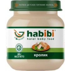 Пюре детские Habibi Кролик с 6 месяцев 80г в магазинах Магнит
