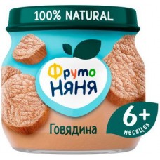 Пюре ФрутоНяня Говядина 80г в магазинах Магнит