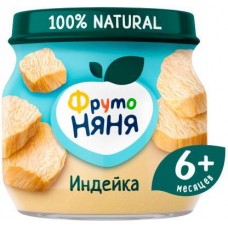Пюре ФрутоНяня Индейка 80г в магазинах Магнит