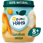Пюре ФрутоНяня Цыпленок с овощами 100г