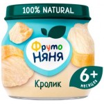 Пюре ФрутоНяня Кролик 80г