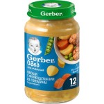 Пюре Gerber Овощи с фрикадельками из говядины 190г