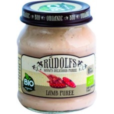 Пюре Rudolfs ягнёнок с 6месяцев 120г в магазинах Магнит