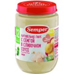Пюре Semper Картофельное с семгой в сливочном соусе 190г