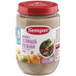 Пюре Semper Овощи с телячьей печенью 190г