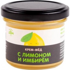 Крем-мёд Медовый Дом с лимоном и имбирём 120г в магазинах Магнит