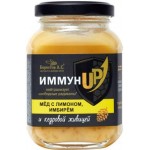 Мед Берестов А.С. ИммунUP с имбирём лимоном и кедровой живицей 200г