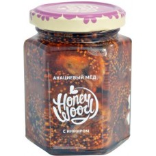 Мед Honeywood с инжиром 250г в магазинах Магнит