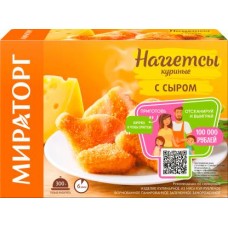 Наггетсы куриные Мираторг с сыром 300г в магазинах Магнит