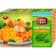 Наггетсы С пылу с жару куриные с сыром 250г в магазинах Магнит