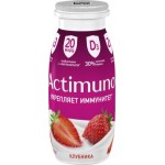 Кисломолочный продукт Актимуно Клубника и цинк 1.5% 95г