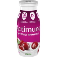 Кисломолочный продукт Актимуно клюква и цинк 1.5% 95г в магазинах Магнит