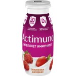 Кисломолочный продукт Актимуно Земляника шиповник и цинк 1.5% 95г