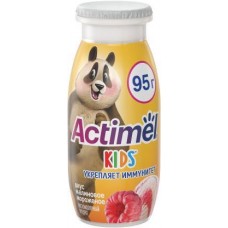 Напиток кисломолочный Actimel детский Малиновое мороженое 1,5% 95г в магазинах Магнит