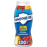 Напиток кисломолочный Имунеле for Kids Груша Барбарис 1.5% 100г
