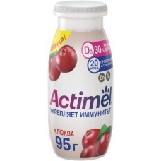 Продукт кисломолочный Actimel клюква 1.5% 95г в магазинах Магнит
