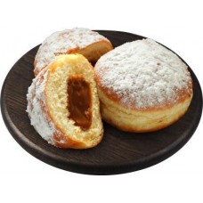 Пончик Берлинский с вареной сгущенкой 130г в магазинах Магнит