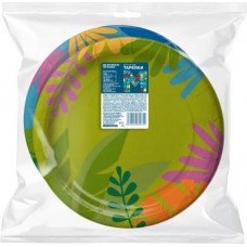 Тарелка Магнит картонная 230мм 10шт в ассортименте в магазинах Магнит