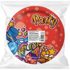 Тарелки бумажные детские Интро Пластика Party/Happy Birthday 23см 6шт в ассортименте в магазинах Магнит