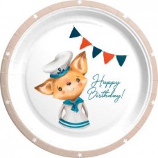 Тарелки картонные Пакетико Boys 23см 6шт в магазинах Магнит