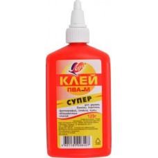 Клей Луч ПВА-М Супер красный флакон 125г в магазинах Магнит