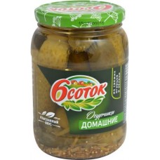 Огурцы 6 Соток Домашние маринованные 680г в магазинах Магнит