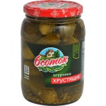 Огурцы 6 Соток маринованные хрустящие 680г