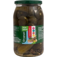 Огурцы маринованные Моя цена 900мл в магазинах Магнит
