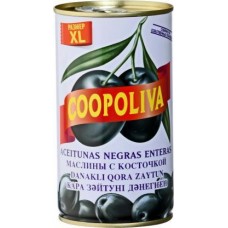Маслины Coopoliva с косточкой 350г в магазинах Магнит
