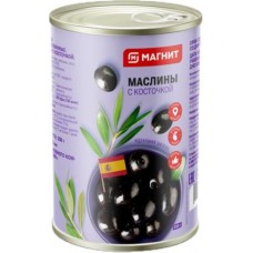 Маслины Магнит Крупные с косточкой 350г в магазинах Магнит
