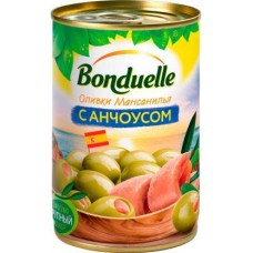 Оливки Bonduelle Мансанилья с анчоусом 314мл в магазинах Магнит