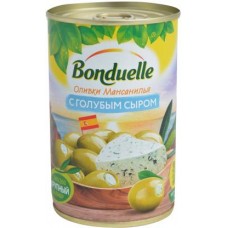Оливки Bonduelle Мансанилья с голубым сыром 314мл в магазинах Магнит