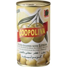 Оливки Coopolive фаршированные лимоном 350г в магазинах Магнит