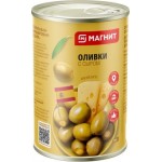 Оливки Магнит Зеленые с сыром 300мл