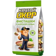 Фисташки Крутой Окер с морской солью 85г в магазинах Магнит