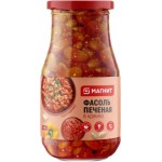 Фасоль Магнит Печеная в аджике 530г