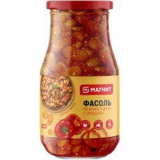 Фасоль Магнит с овощами 530г в магазинах Магнит