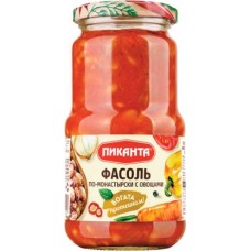 Фасоль Пиканта по-монастырски с овощами 470г в магазинах Магнит