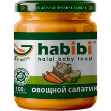 Пюре детский Habibi Овощной салатик с 5 месяцев 100г в магазинах Магнит