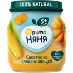 Пюре детское Фруто Няня Салатик из сладких овощей 110г