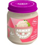 Пюре детское Ложка в ладошке из цветной капусты с 4 мес 100г/80г в ассортименте