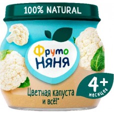 Пюре ФрутоНяня Цветная капуста 80г в магазинах Магнит